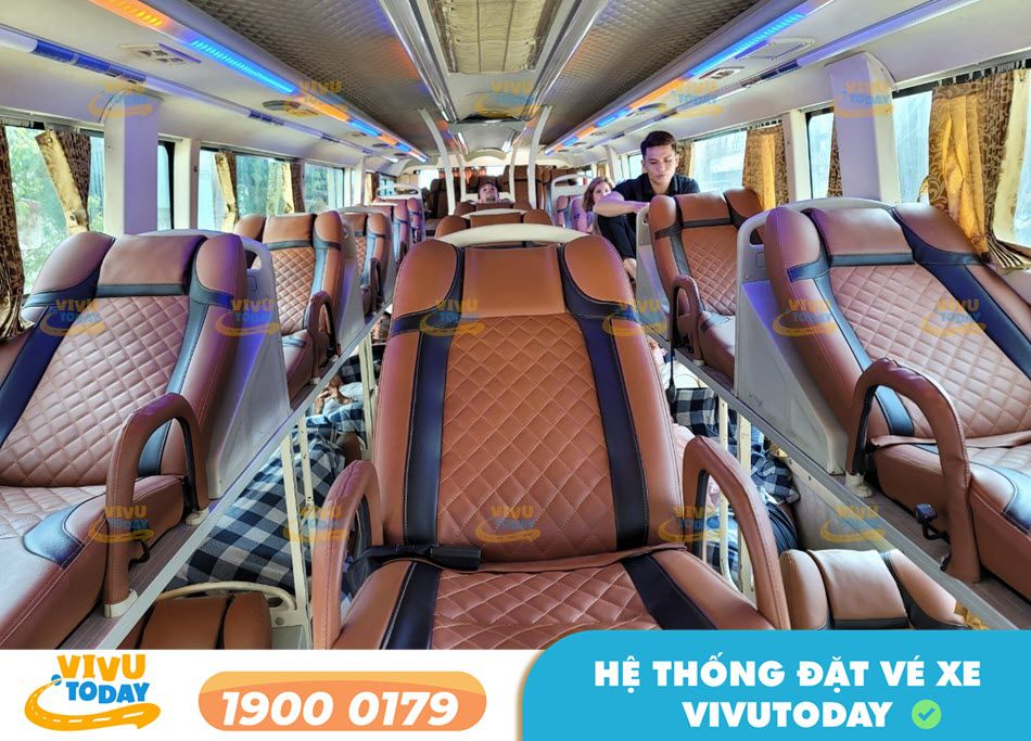 Xe giường nằm tiện nghi của nhà xe Tâm Phong