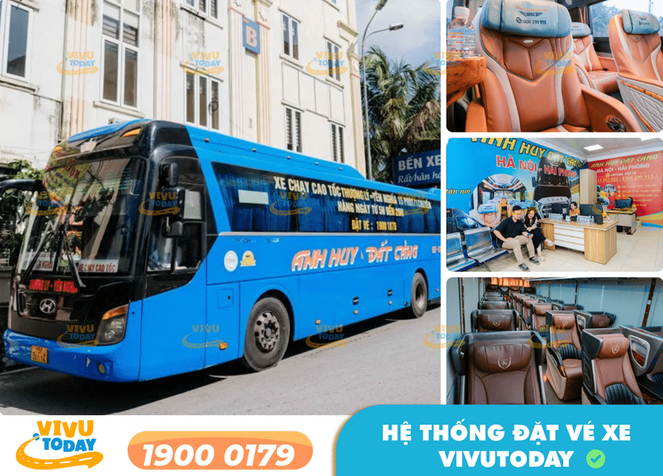 Nhà xe Anh Huy Đất Cảng Hải Phòng đi bến xe Giáp Bát