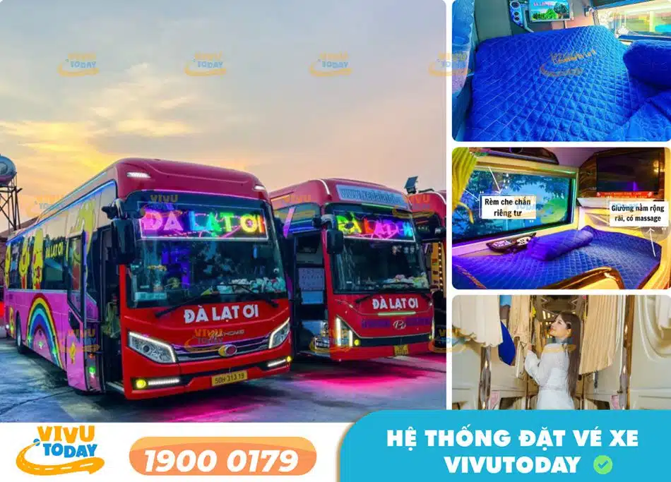 Nhà xe Đà Lạt Ơi chuyên tuyến xe Sài Gòn - Đà Lạt