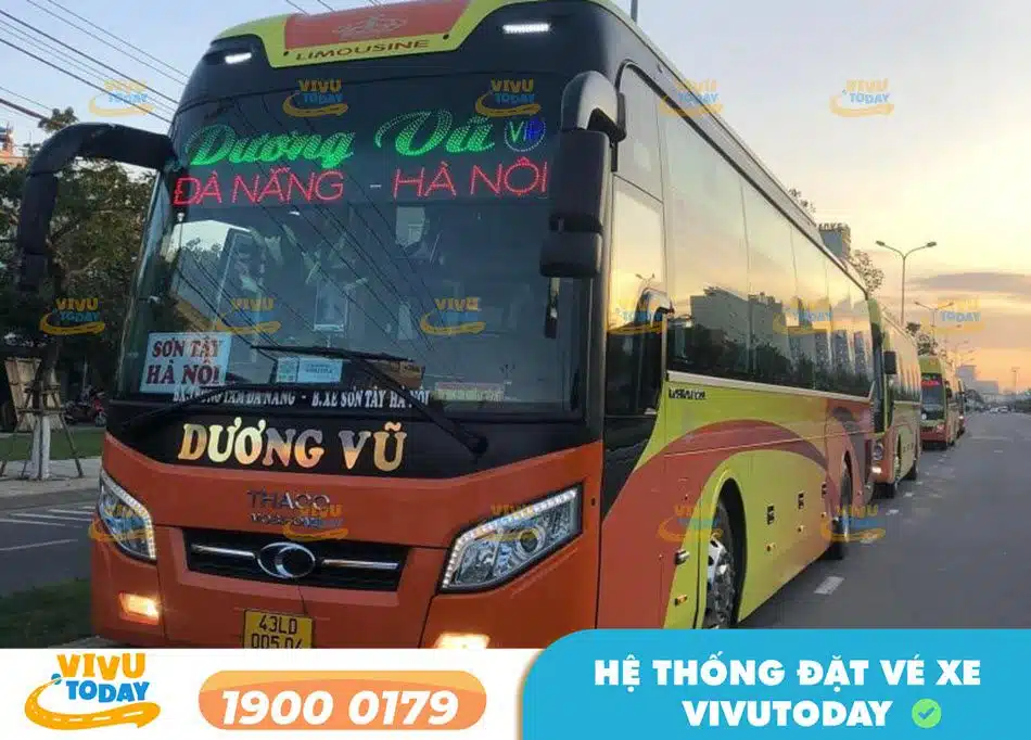 Nhà xe Dương Vũ đi Đà Nẵng từ Hà Nội