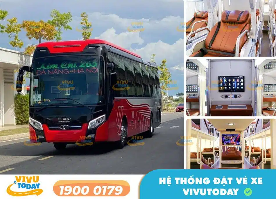 Nhà xe Kim Chi 265 chuyên tuyến xe Hà Nội đi Đà Nẵng