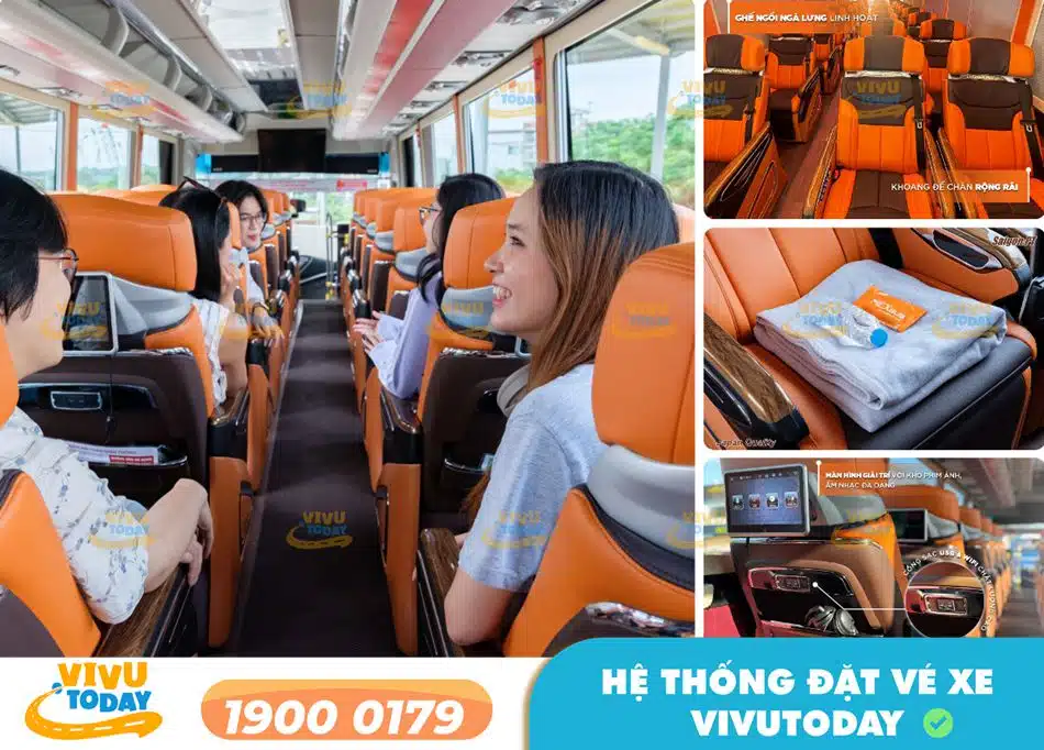 Các tiện ích hiện đại của nhà xe MexBus đi Mũi Né - Bình Thuận