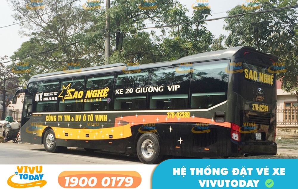 Nhà xe Sao Nghệ Limousine tuyến Vinh Nghệ An đi Hà Nội