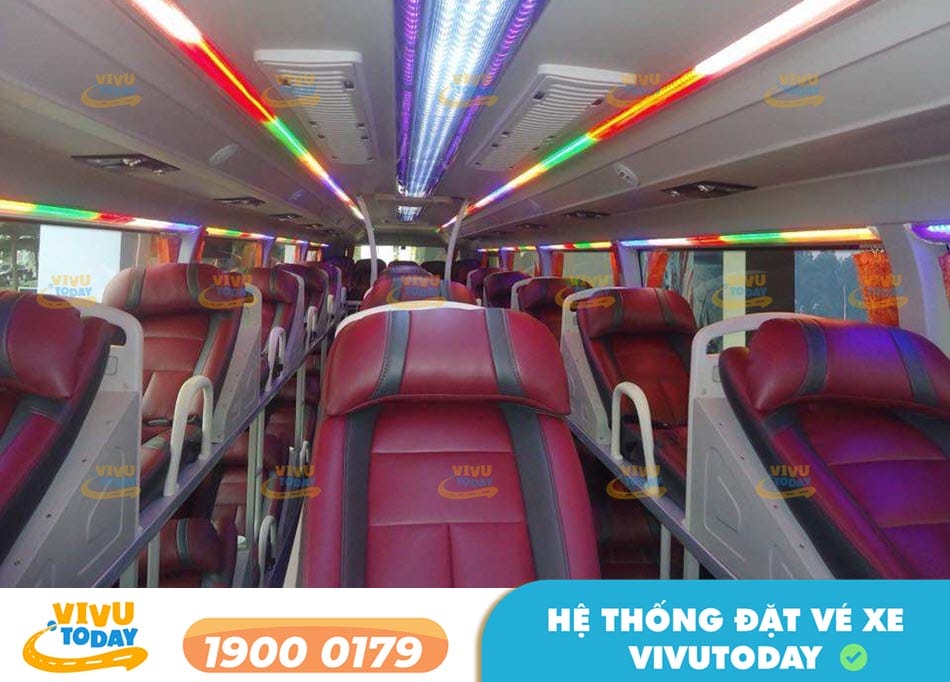 Nội thất xe giường nằm 40 chỗ của nhà xe An Phú Travel