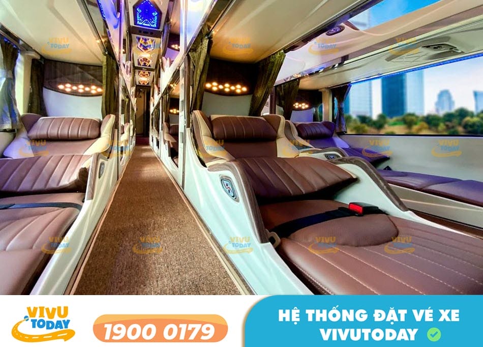 Tiện ích xe Limousine 32 phòng của nhà xe Xuân Thảo