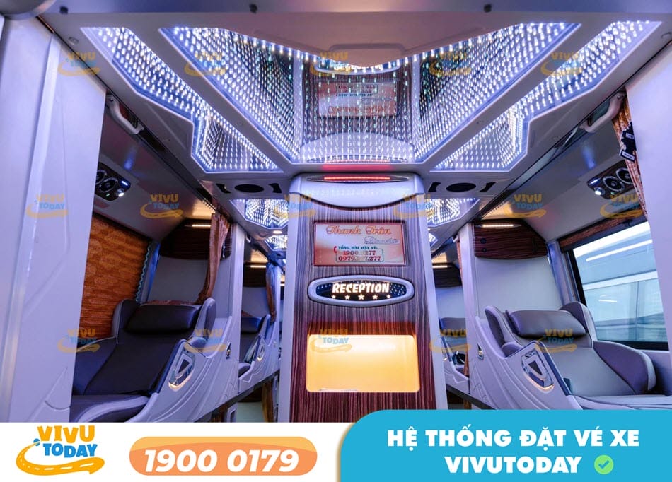 Tiện nghi sang trọng xe Limousine 34 phòng của nhà xe Thanh Trân