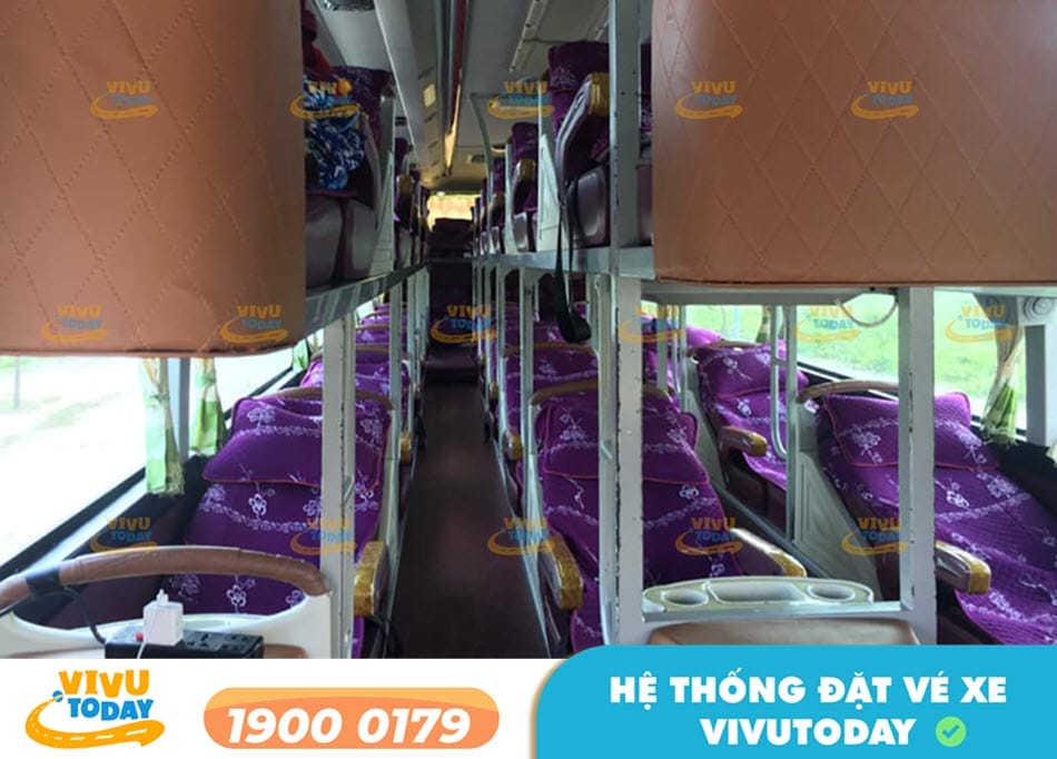 Tiện nghi xe giường nằm 41 chỗ của nhà xe Bảo Ngọc Huy Phúc