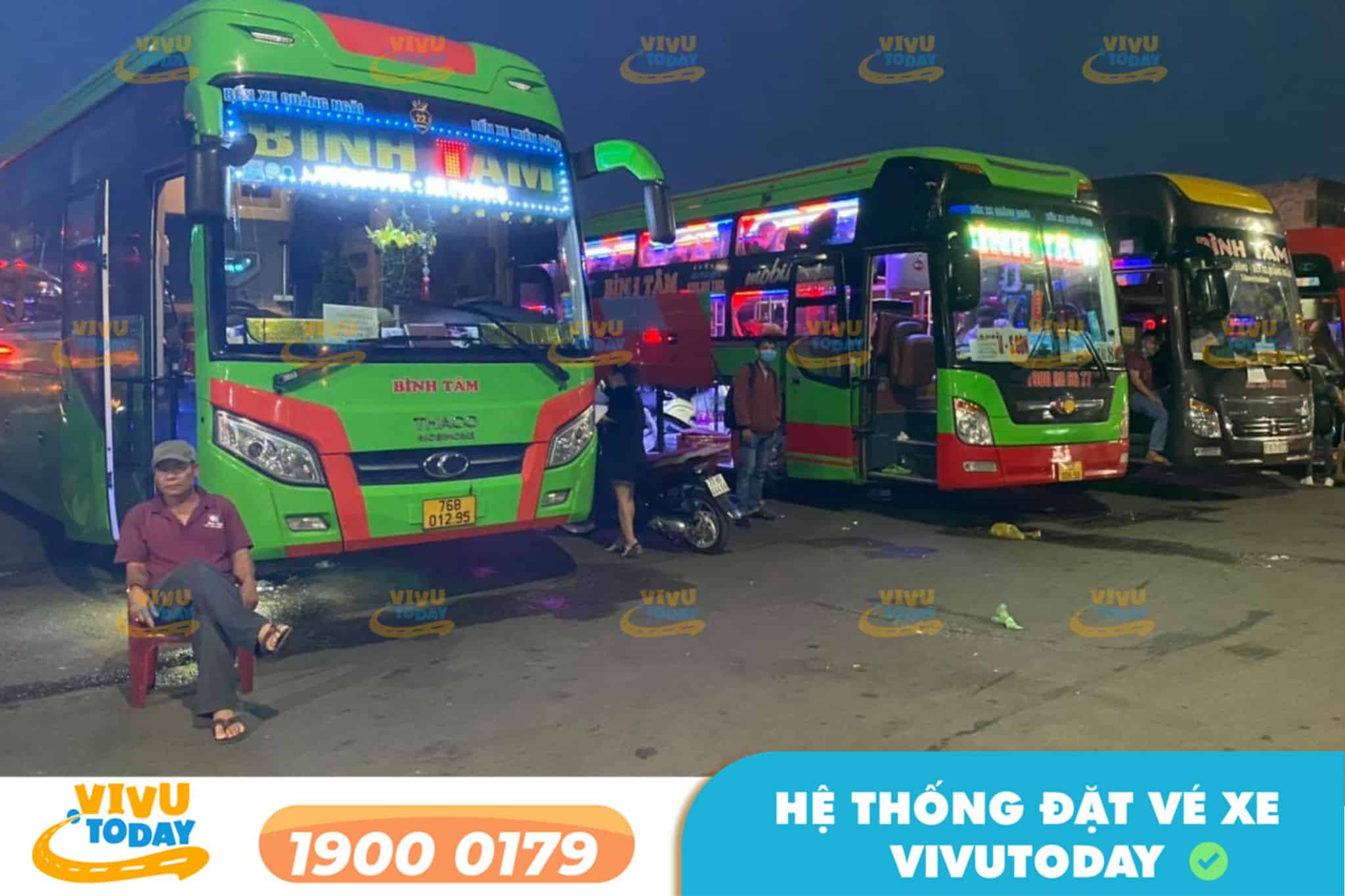 Nhà xe Bình Tâm tuyến Hà Tĩnh đi Đà Nẵng