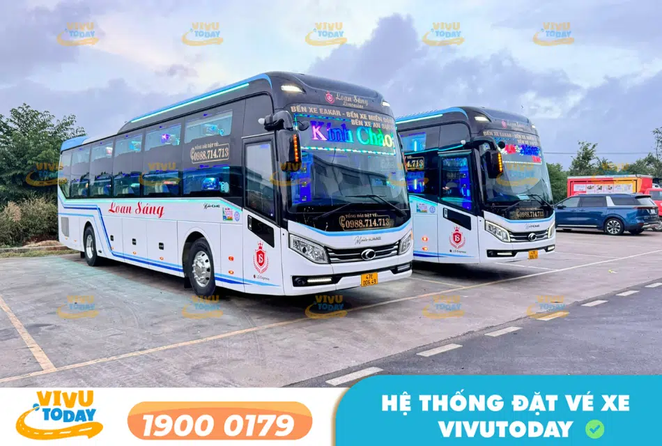 Nhà xe Loan Sáng tuyến Bến xe Phía Nam Buôn Ma Thuột đi Sài Gòn