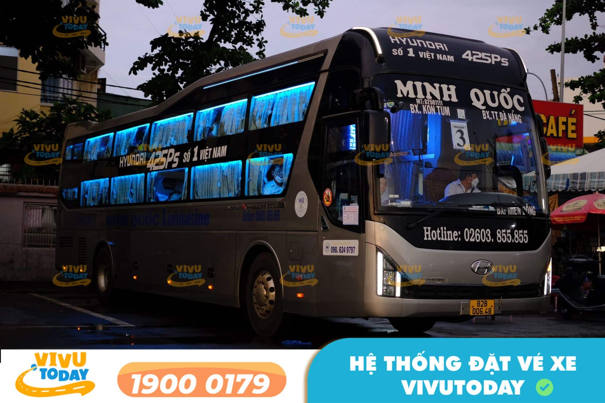 Nhà xe Minh Quốc tuyến Sài Gòn đi Gia Lai