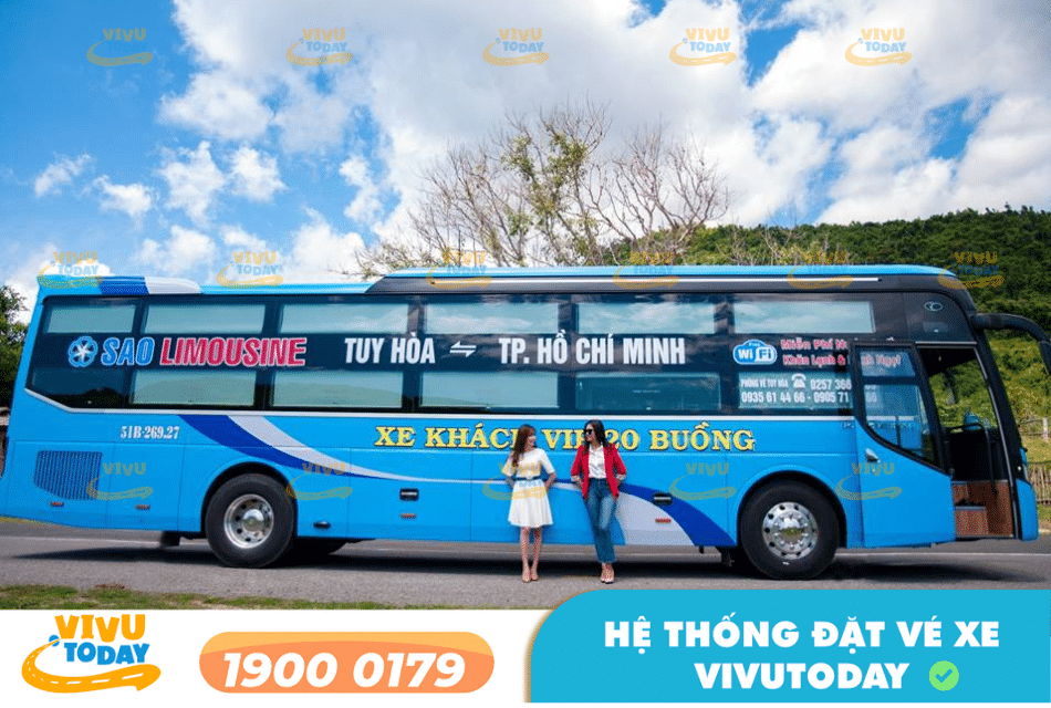 Nhà xe Sao Limousine tuyến Sài Gòn đi Tuy Hòa - Phú Yên