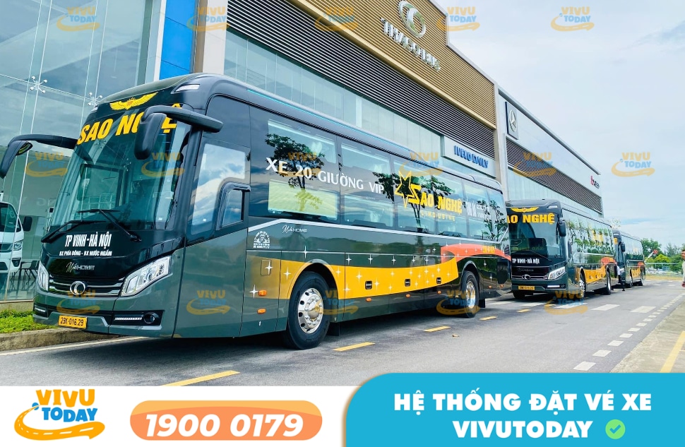 Nhà xe Sao Nghệ Limousine tuyến Hà Nội đi Vinh Nghệ An
