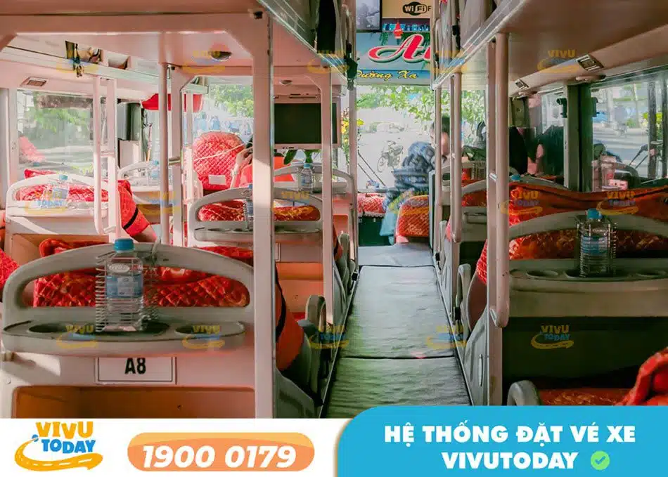 Thiết kế tiện nghi của xe giường nằm Thuận An Đà Nẵng - Đắk Nông
