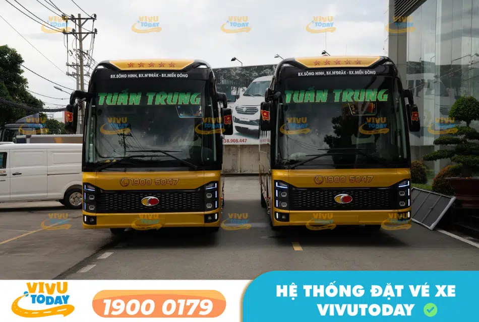 Nhà xe Tuấn Trung tuyến Bến xe Phía Nam Buôn Ma Thuột đi Sài Gòn