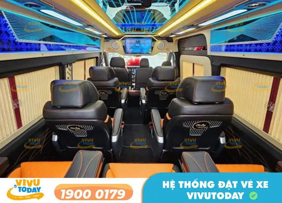 Dòng xe ghế Limousine sang trọng của xe khách Tùng Tuấn Limousine