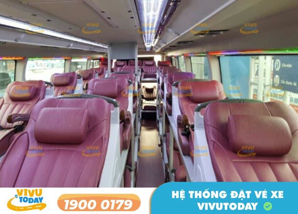 Nội thất xe giường nằm 36 chỗ của nhà xe 9 Toàn