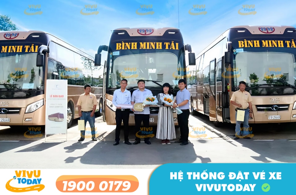 Nhà xe Bình Minh Tải tuyến Sài Gòn đi Nha Trang Khánh Hòa - xe giường nằm đôi chất lượng cao