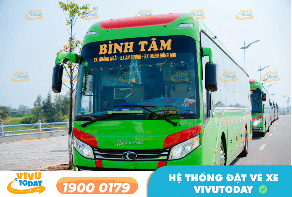 Nhà xe Bình Tâm tuyến Quảng Bình đi Đà Nẵng