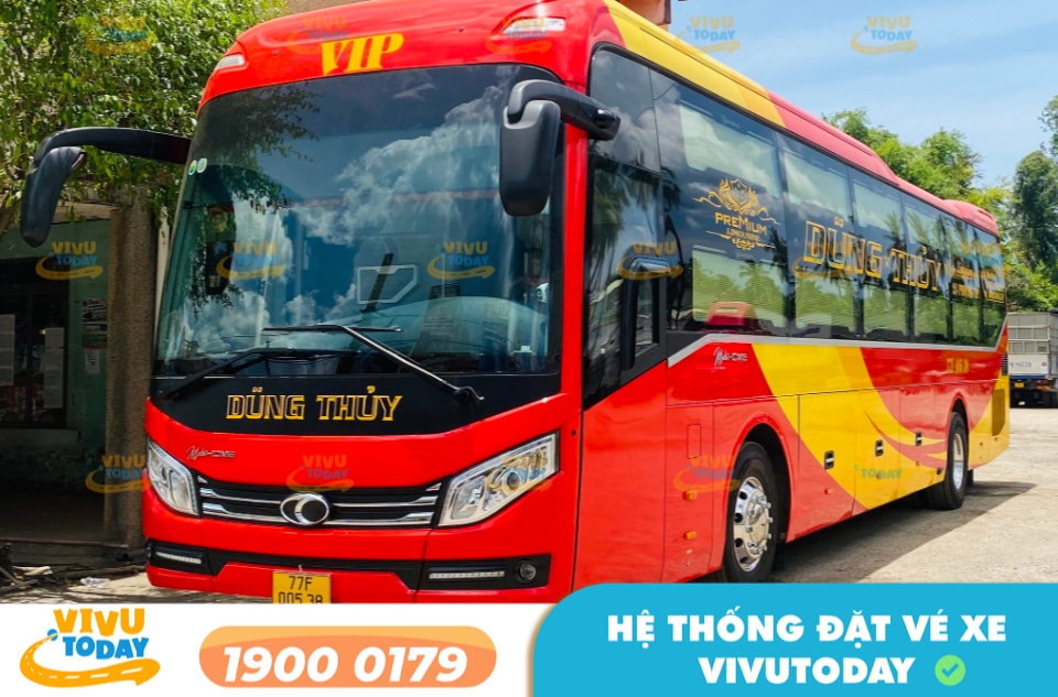 Nhà xe Dũng Thủy Express tuyến Sài Gòn đi Nha Trang Khánh Hòa xe giường nằm đôi