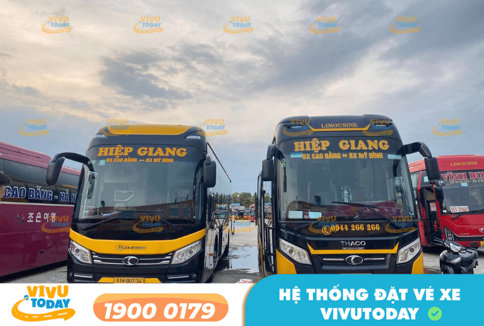 Nhà xe Hiệp Giang tuyến Cao Bằng đi Hà Nội