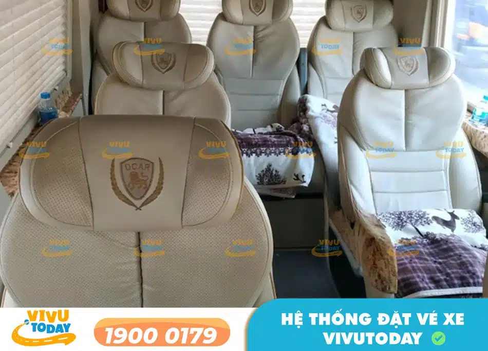 Nội thất xe ghế Limousine của nhà xe Kim Dung Cao Bằng