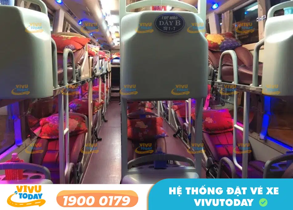 Thiết kế xe giường nằm của xe Lục Mão Buôn Ma Thuột