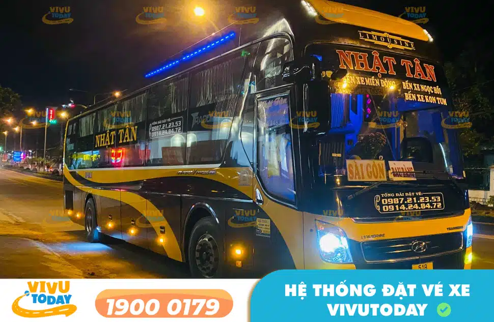 Nhà xe Nhật Tân tuyến Sài Gòn đi Kon Tum