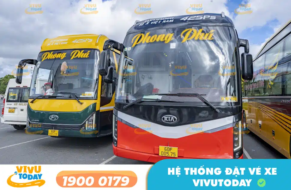 Nhà xe Phong Phú Limousine tuyến Sài Gòn đi Kon Tum