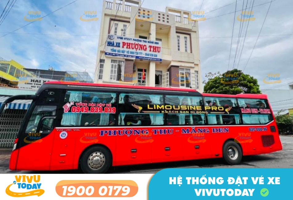 Nhà xe Phượng Thu tuyến Sài Gòn đi thị trấn Măng Đen