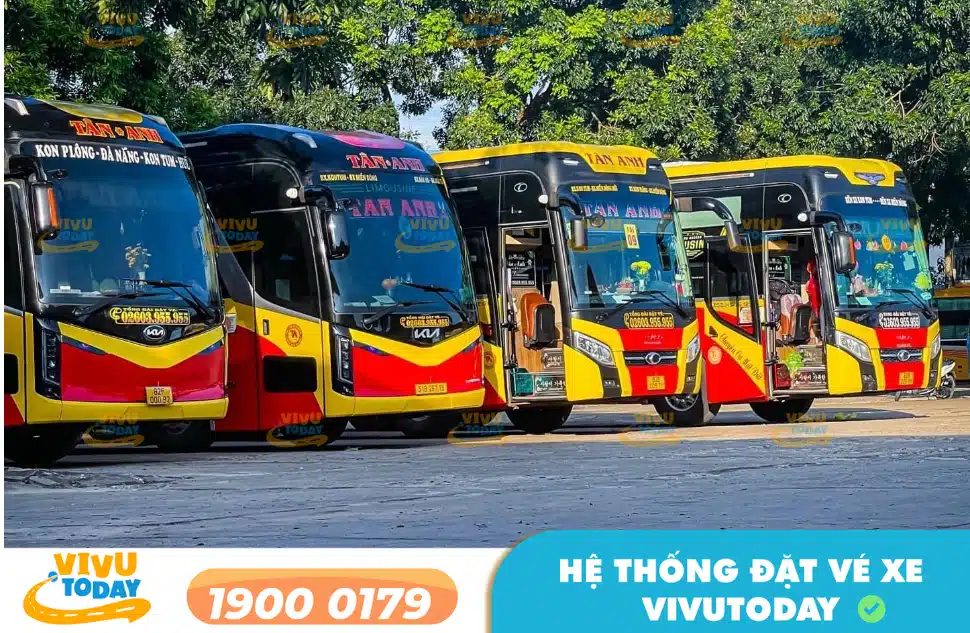 Nhà xe Tân Anh tuyến Sài Gòn đi Kon Tum