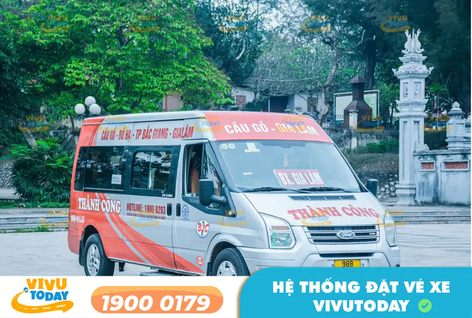 Nhà xe Thành Công BJC tuyến Hà Nội đi Bắc Giang