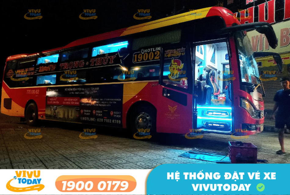 Nhà xe Trọng Thủy - Xe giường đôi từ Sài Gòn đi Nha Trang