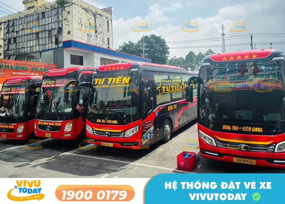 Nhà xe Tư Tiến đi Sài Gòn từ Rạch Giá Nam Du - Kiên Giang
