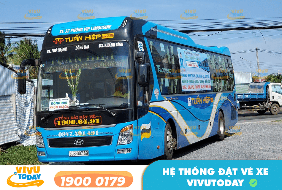 Nhà xe Tuấn Hiệp tuyến Bình Dương đi Cà Mau