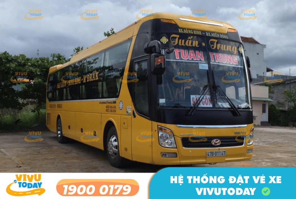 Nhà xe Tuấn Trung tuyến Buôn Ma Thuột đi Đà Nẵng