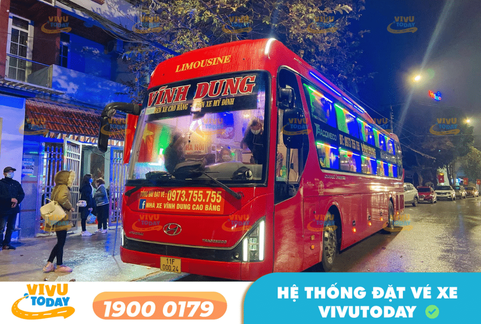 Nhà xe Vĩnh Dung tuyến Cao Bằng đi Hà Nội