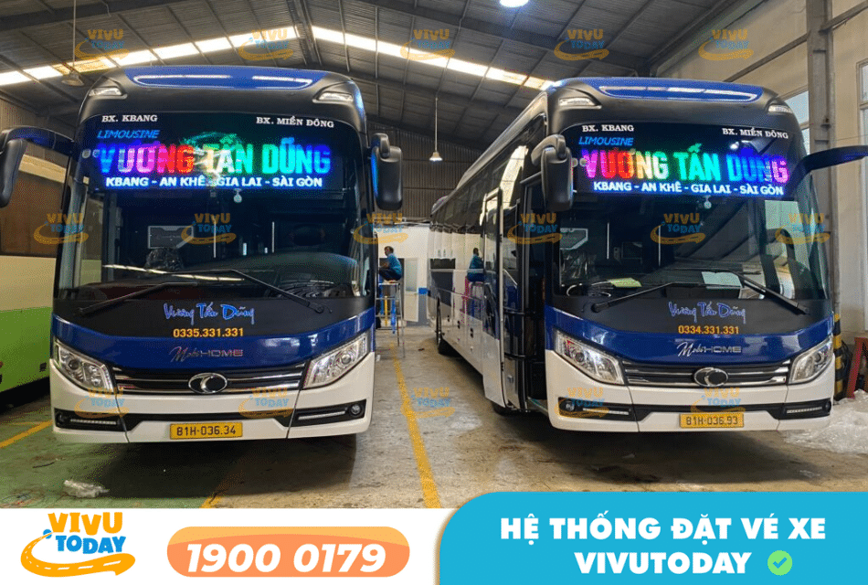 Nhà xe Vương Tấn Dũng tuyến Pleiku Gia Lai đi Sài Gòn