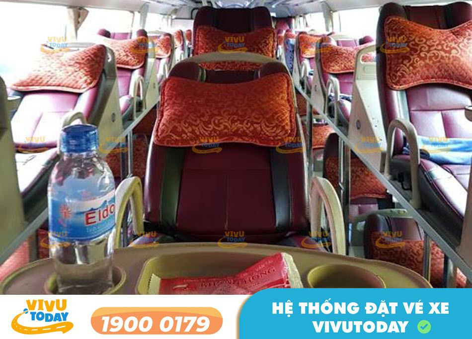Thiết kế sang trọng xe giường nằm 42 chỗ của nhà xe Khánh Hồng
