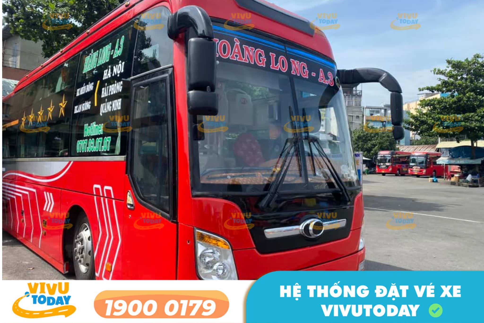 Nhà xe Hoàng Long (Đỏ) tuyến Sài Gòn đi Hà Nội