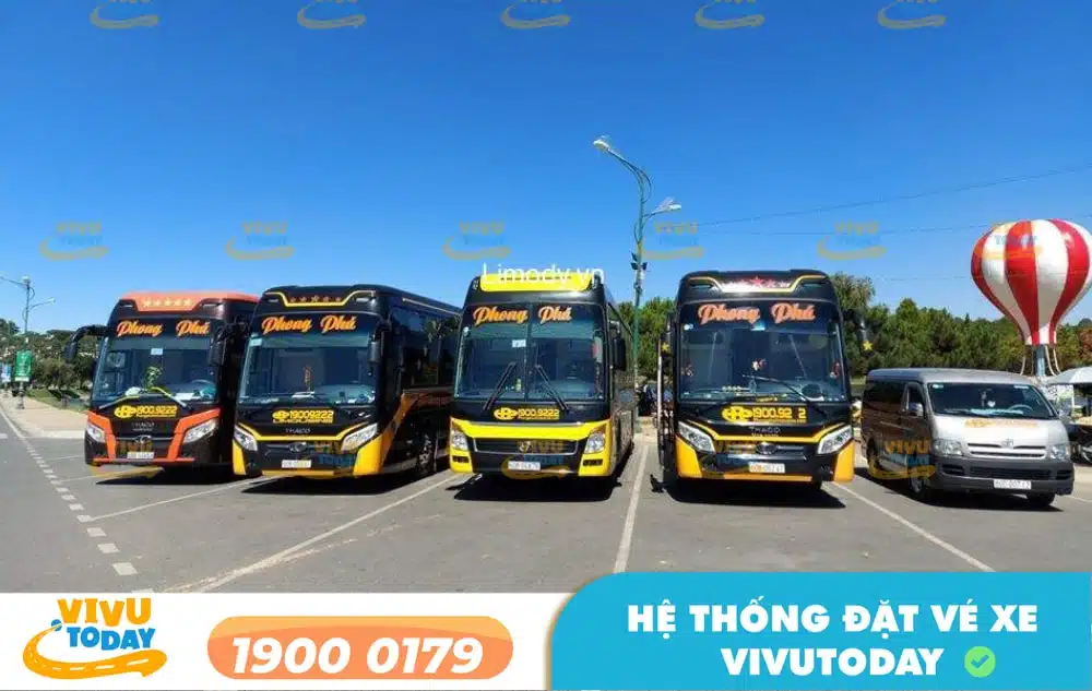 Nhà xe Phong Phú Limousine phục vụ dòng xe giường nằm đôi tuyến Sài Gòn đi Đà Lạt