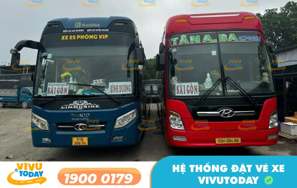 Nhà xe Tân Aba tuyến Sài Gòn đi Hà Nội