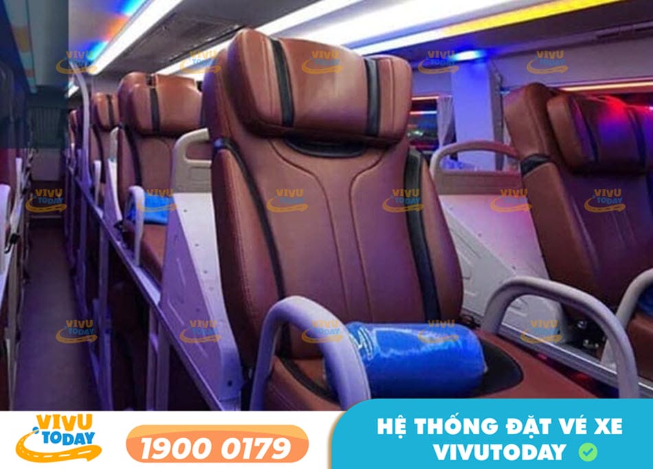 Nội thất xe giường nằm 41 chỗ thế hệ mới nhiều tiện nghi 