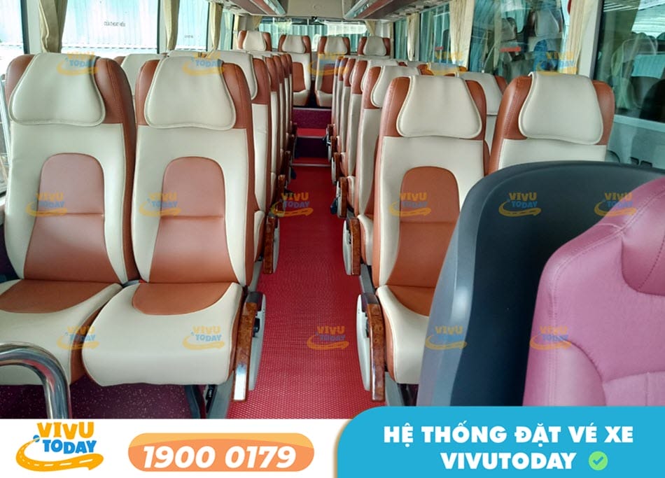 Tiện ích xe ghế 29 chỗ đời mới của nhà xe Hiền Ân