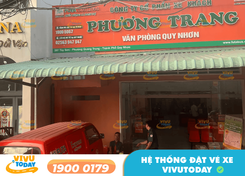 Địa chỉ văn phòng nhà xe Phương Trang Quy Nhơn - Bình Định