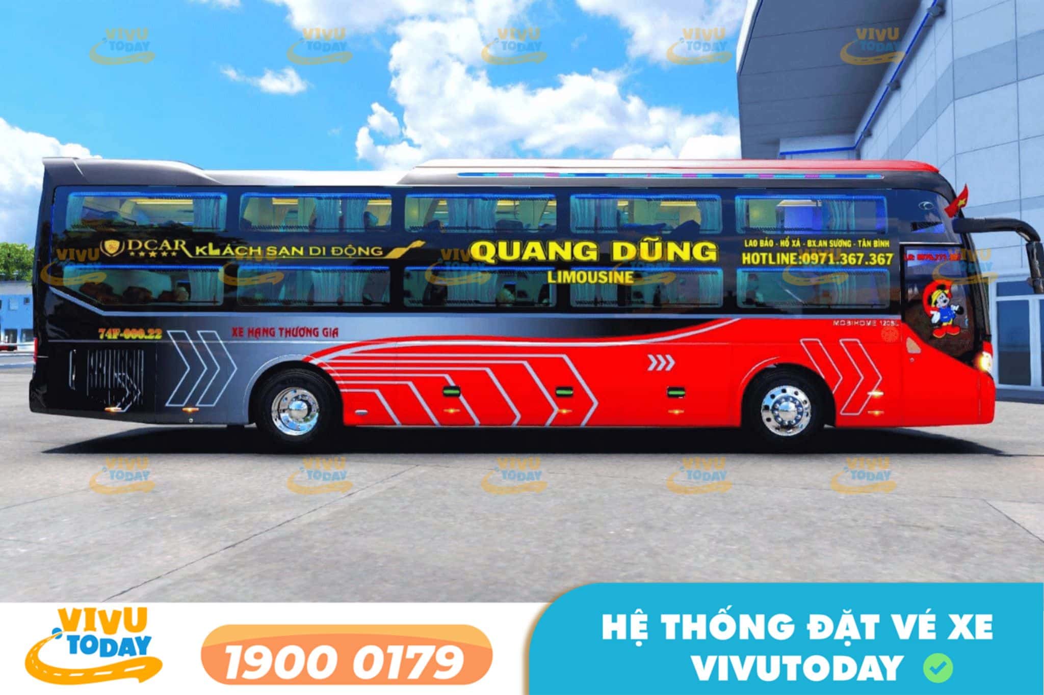 Nhà xe Quang Dũng Limousine tuyến Hà Nội đi Huế