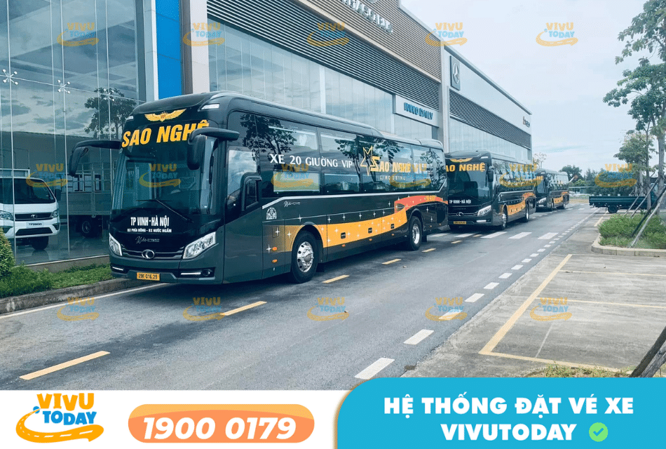 Nhà xe Sao Nghệ tuyến Hà Nội đi Vinh - Nghệ An