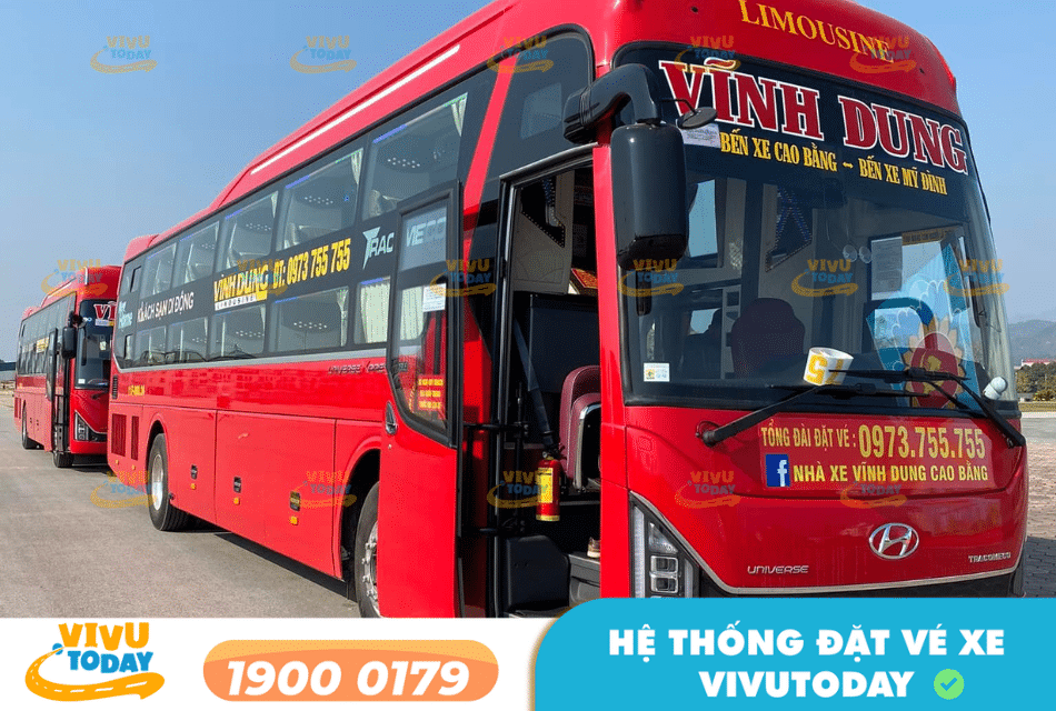Nhà xe Vĩnh Dung tuyến Hà Nội đi Cao Bằng