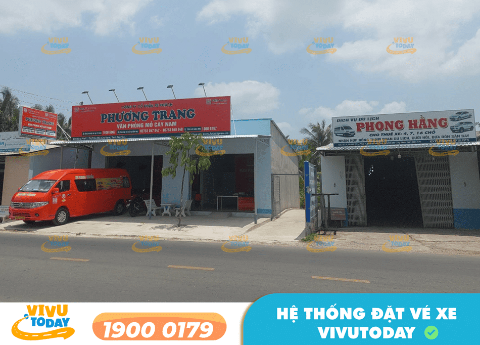 Văn phòng nhà xe Phương Trang tại Bến Tre