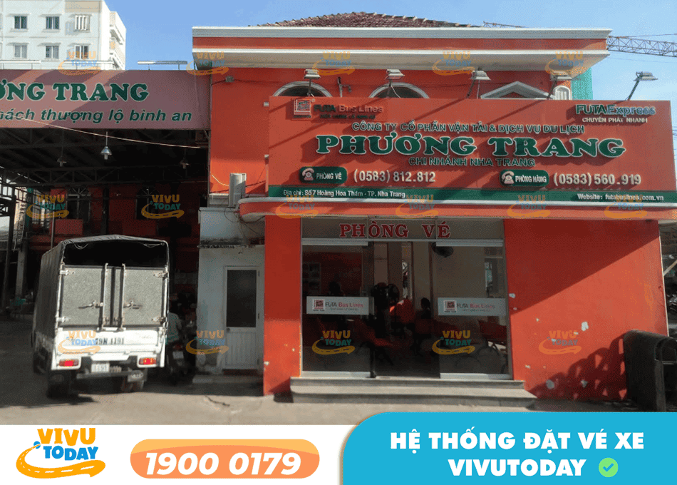 Địa chỉ phòng vé xe Phương Trang Nha Trang