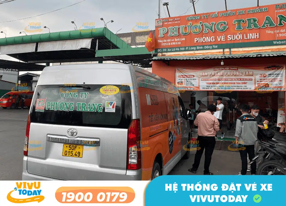 Địa chỉ phòng vé xe Phương Trang tại Đồng Nai